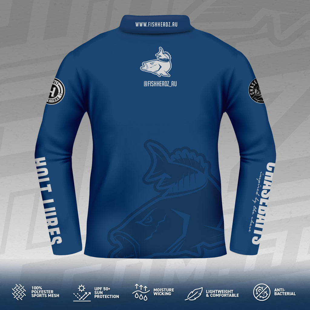 2025 FishHeadz Long Sleeve Jersey - Blue